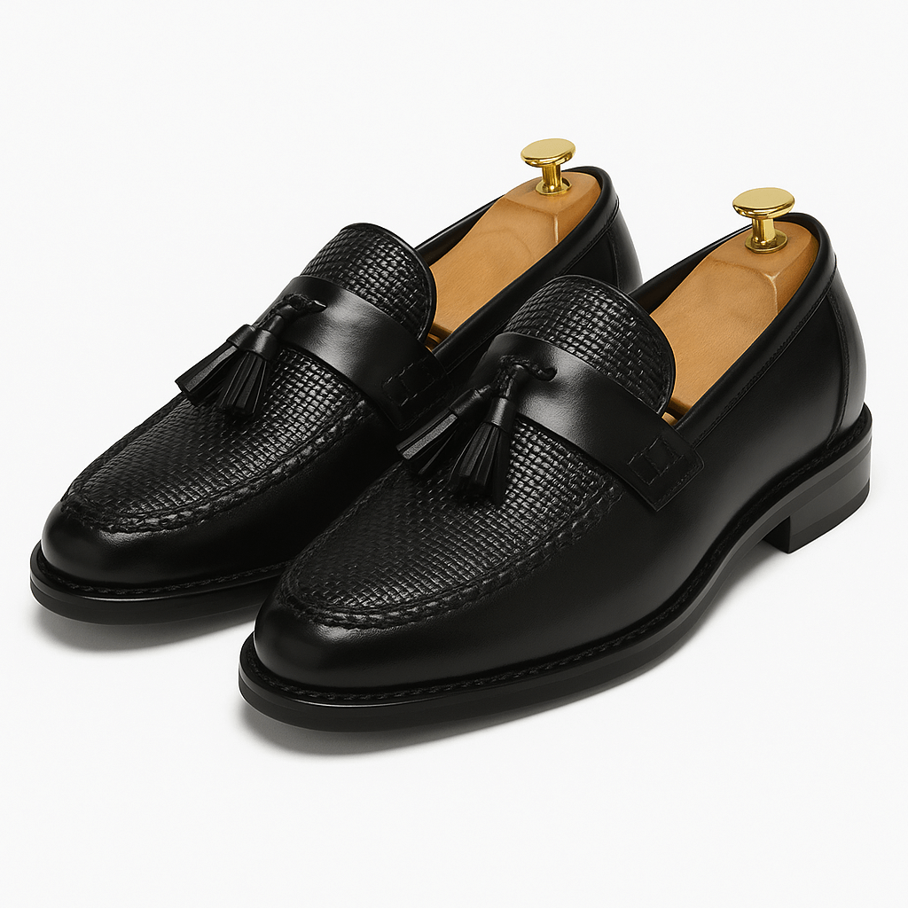 Atticus | Sophisticated Woven Tassel Loafers Men