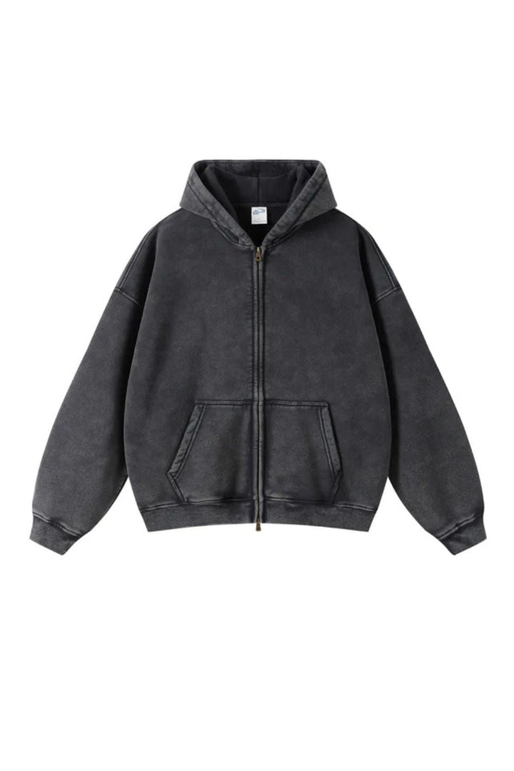 Lucy | Stylish Heavyweight Zip-Up Hoodie With Front Pockets