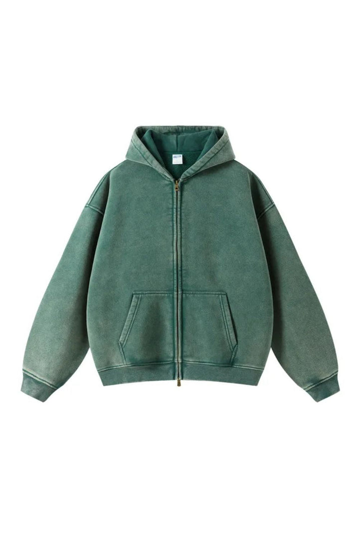 Lucy | Stylish Heavyweight Zip-Up Hoodie With Front Pockets