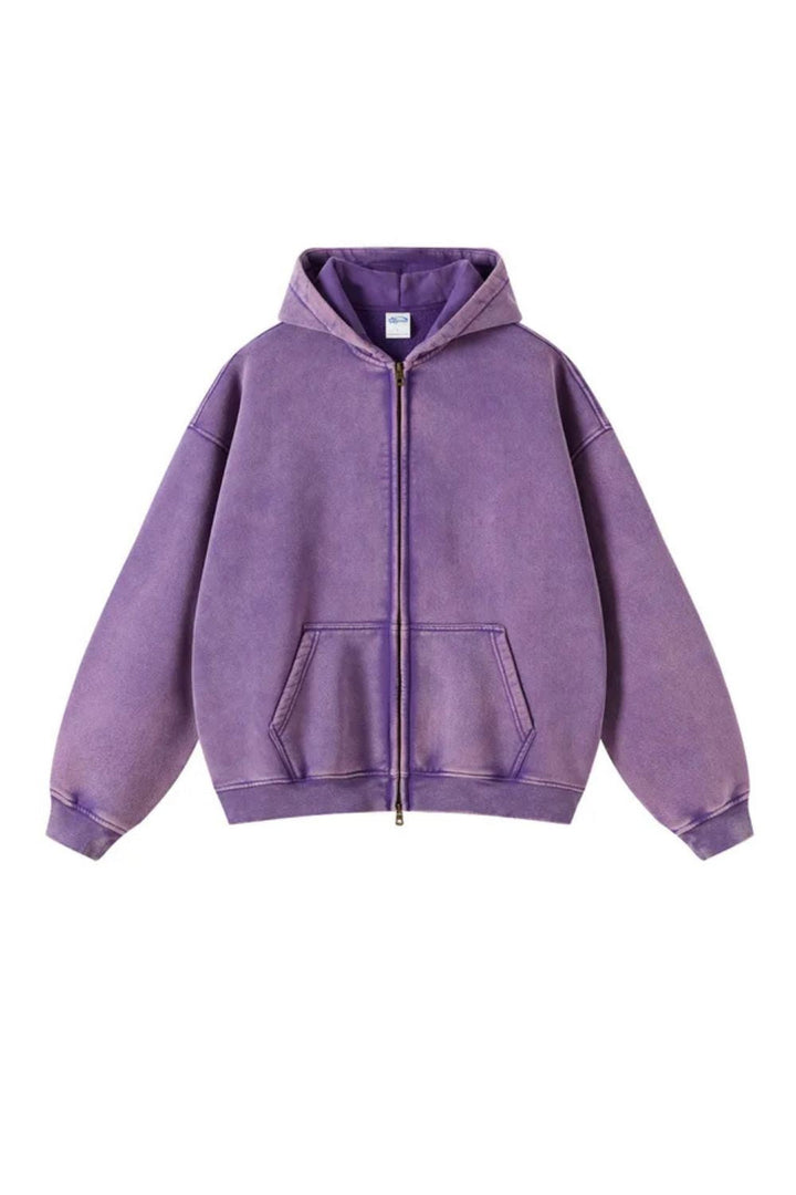 Lucy | Stylish Heavyweight Zip-Up Hoodie With Front Pockets