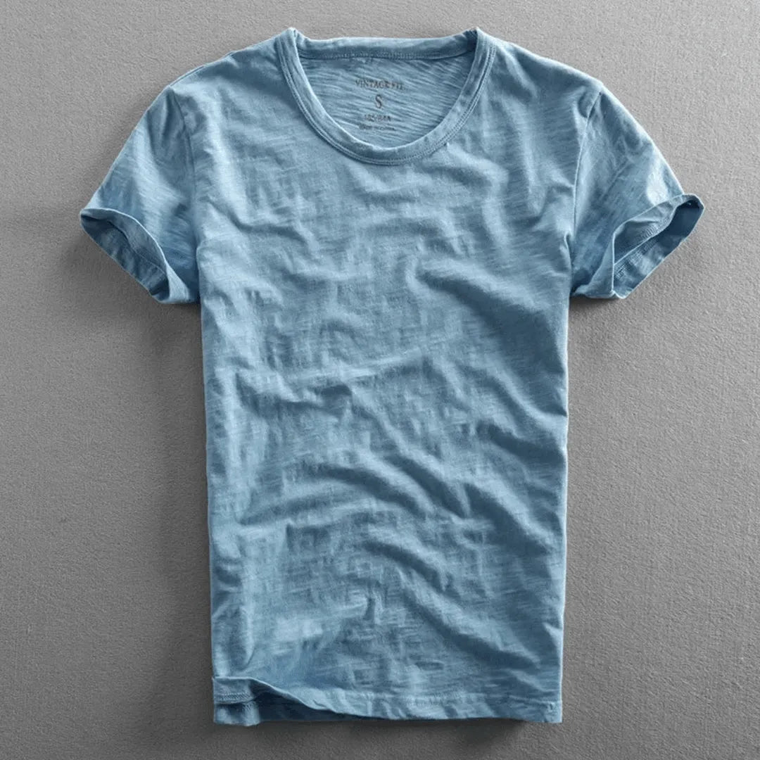 Fiona | Effortless Cotton Crew Neck Relaxed Fit T-Shirt