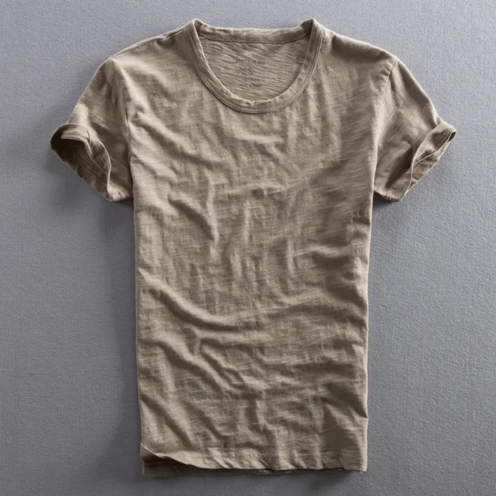 Fiona | Effortless Cotton Crew Neck Relaxed Fit T-Shirt