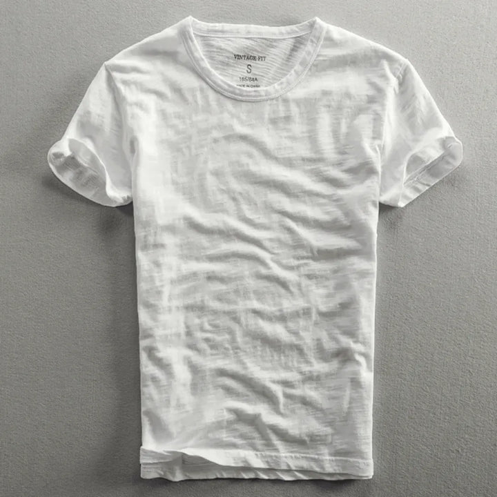 Fiona | Effortless Cotton Crew Neck Relaxed Fit T-Shirt