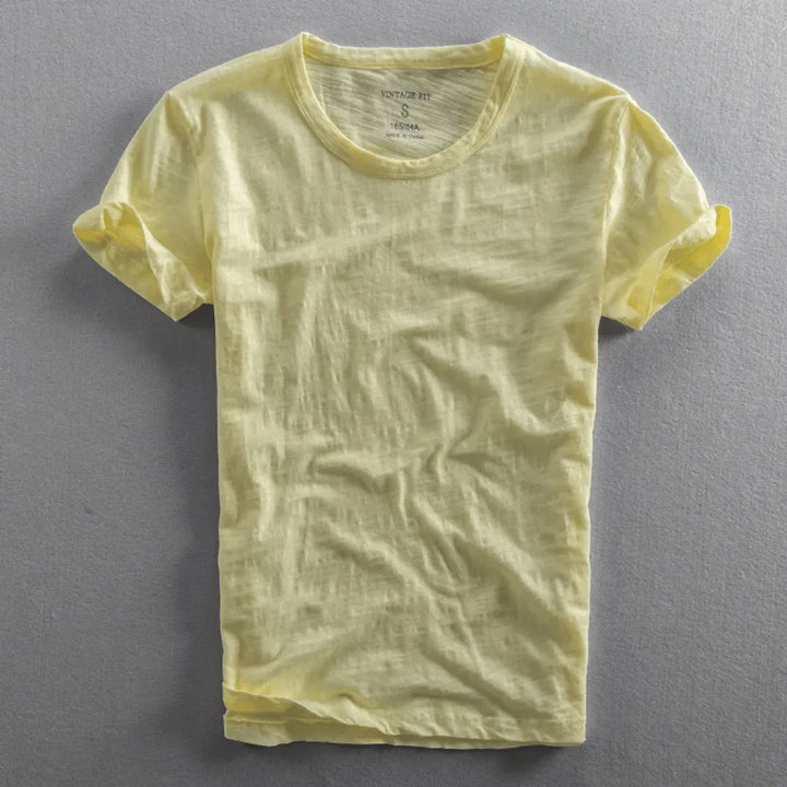 Fiona | Effortless Cotton Crew Neck Relaxed Fit T-Shirt