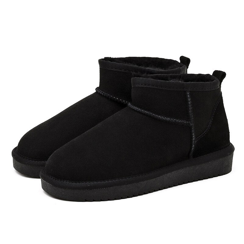 Belle | Stylish Waterproof Ankle Boots With Shearling Lining