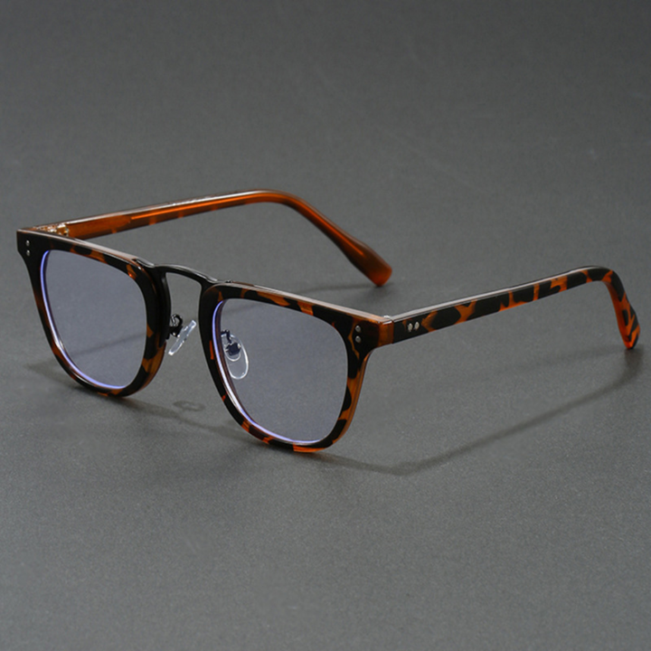 Phoebe | Stylish Tortoise Square Frame Blue Light Glasses