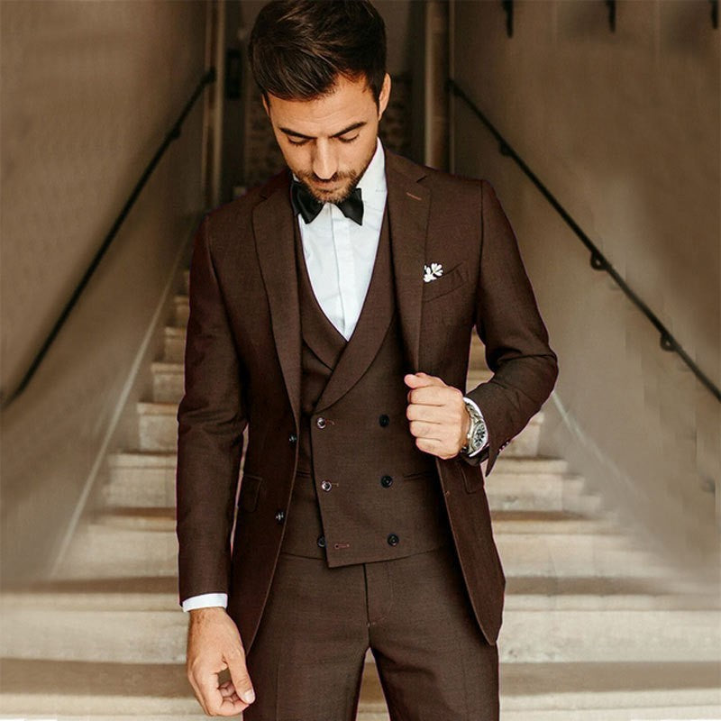 Phoebe | Elegant Men's Three-Piece Double-Breasted Formal Suit