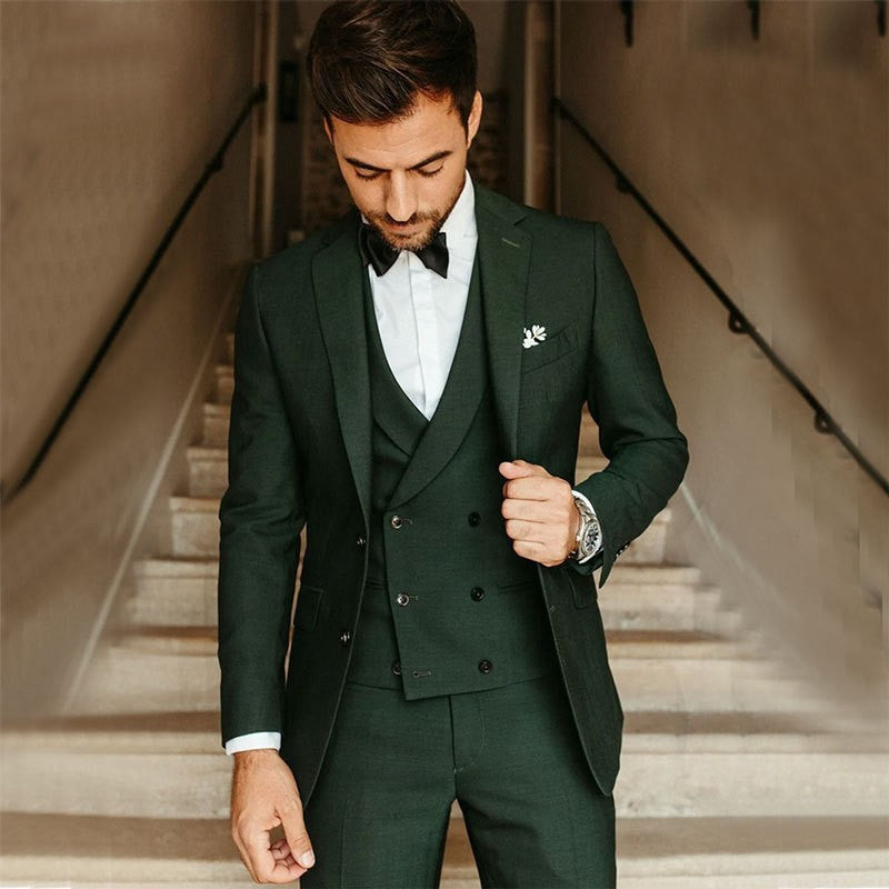 Phoebe | Elegant Men's Three-Piece Double-Breasted Formal Suit
