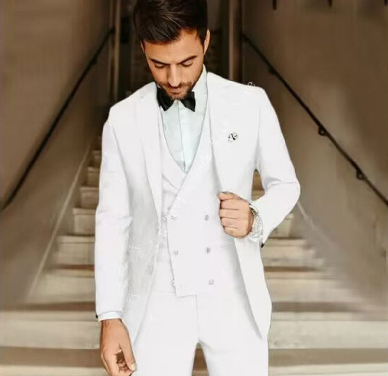 Phoebe | Elegant Men's Three-Piece Double-Breasted Formal Suit