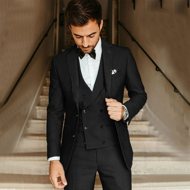 Phoebe | Elegant Men's Three-Piece Double-Breasted Formal Suit