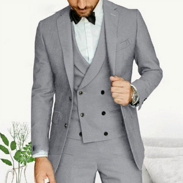 Phoebe | Elegant Men's Three-Piece Double-Breasted Formal Suit
