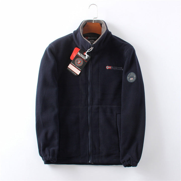 Torben | Stylish Zip-Up Fleece Jacket Men - Norway Winter