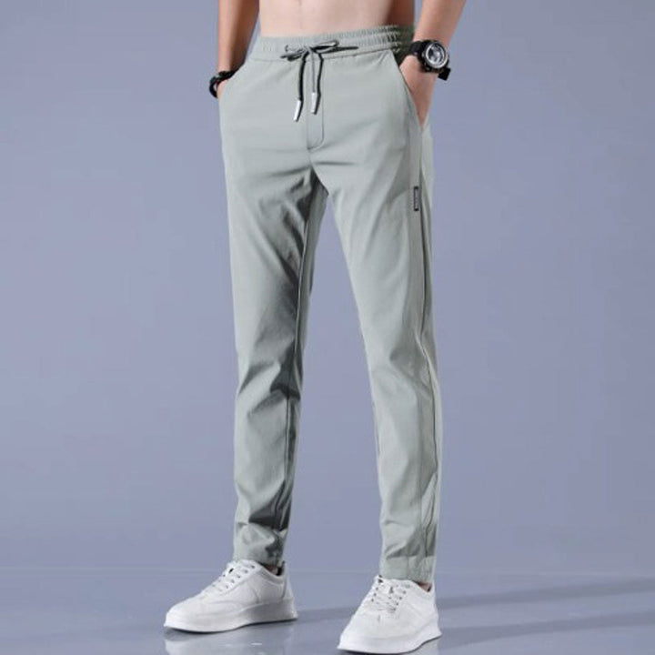 Calvin | Stylish Quick-Dry Drawstring Joggers Men's Straight Fit