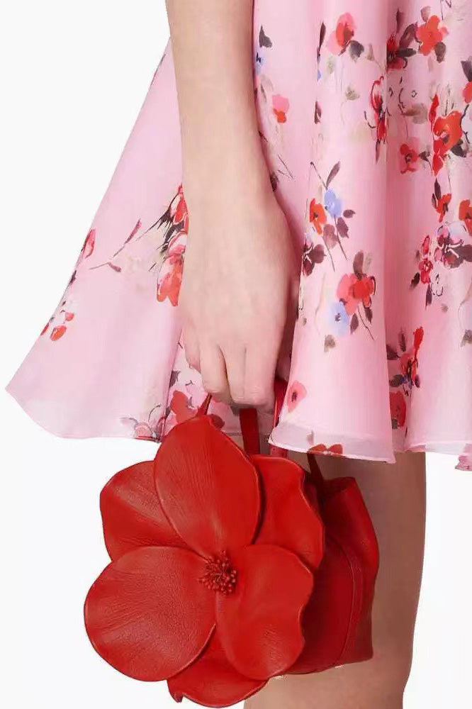 Alessia | Chic Floral PU Leather Statement Handbag