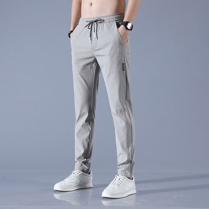 Calvin | Stylish Quick-Dry Drawstring Joggers Men's Straight Fit