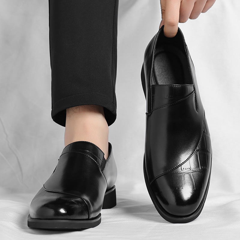 Nina | Sleek Premium Leather Slip-On Dress Loafers For Men