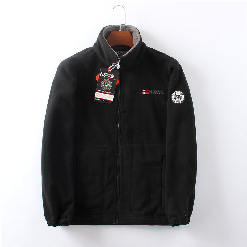 Torben | Stylish Zip-Up Fleece Jacket Men - Norway Winter