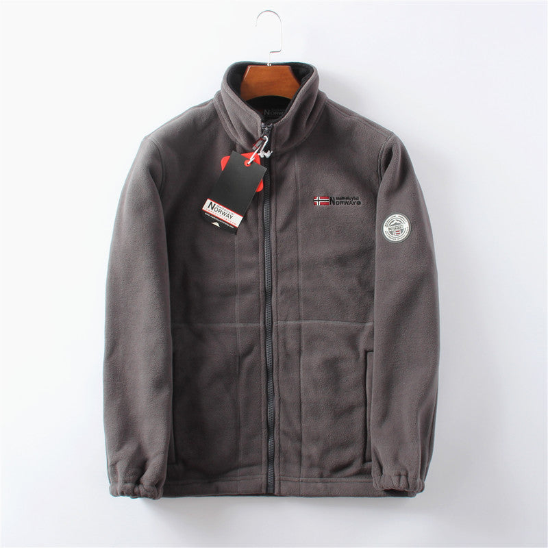 Torben | Stylish Zip-Up Fleece Jacket Men - Norway Winter