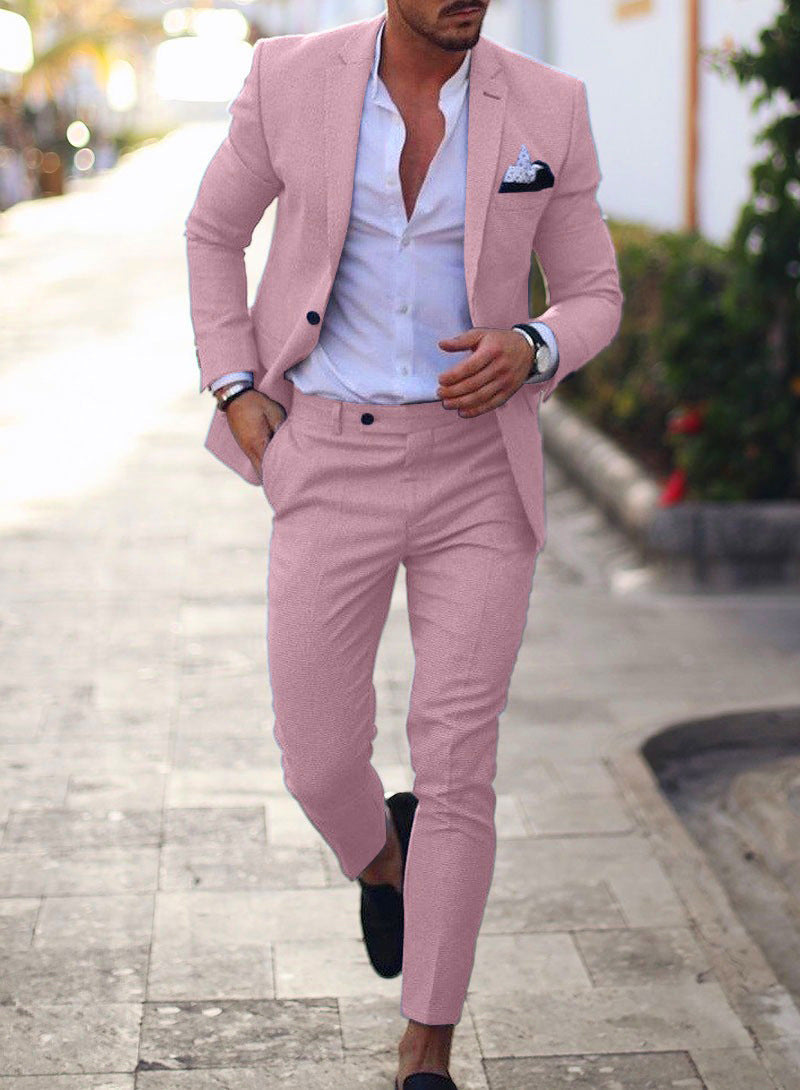 Theodore | Elegant Slim Fit Two Piece Suit For Men