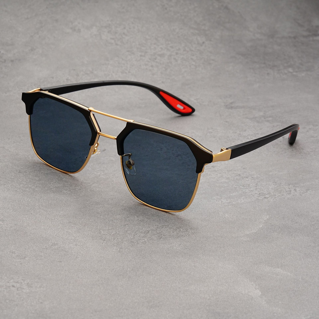Hannah | Sleek Hexagonal Aviator Sunglasses With Gradient Lens