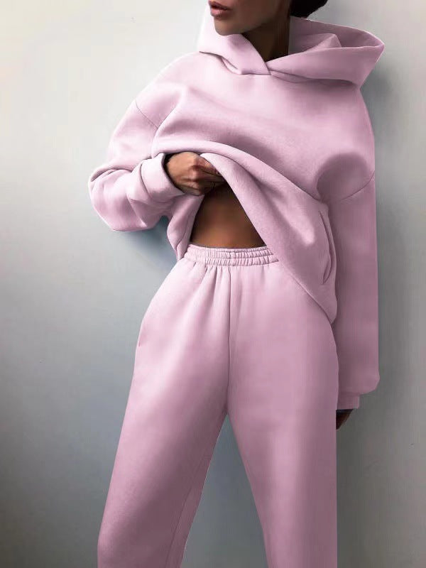 Carmen | Chic Cropped Hoodie Jogger Set Women