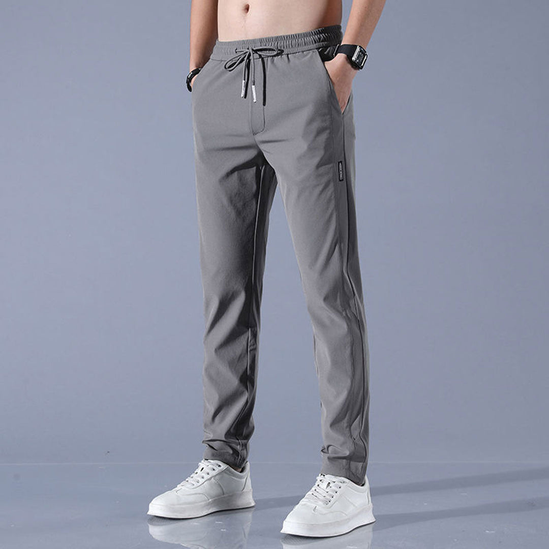 Calvin | Stylish Quick-Dry Drawstring Joggers Men's Straight Fit