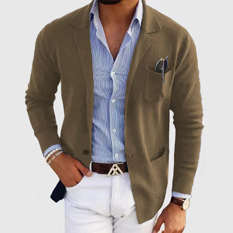 Camille | Relaxed Fit Cotton Blazer For Smart Casual Style