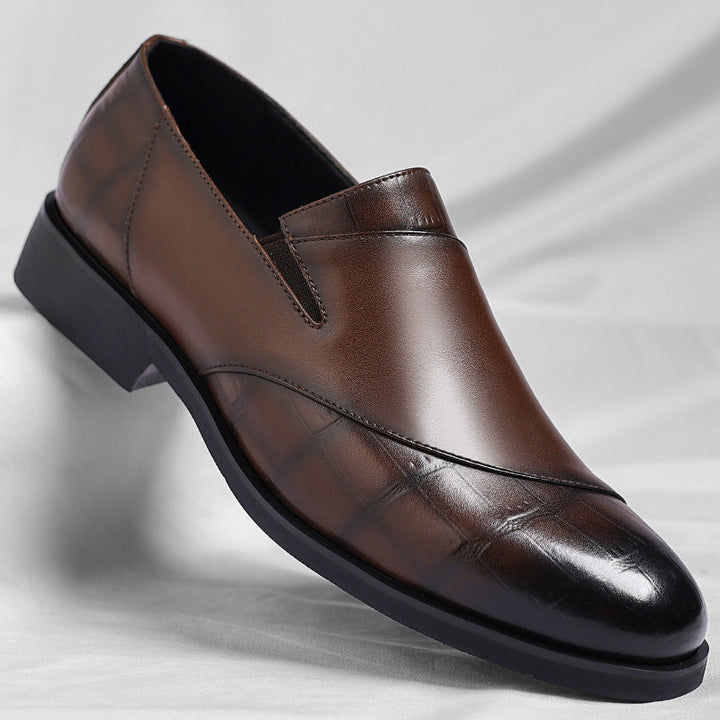 Nina | Sleek Premium Leather Slip-On Dress Loafers For Men