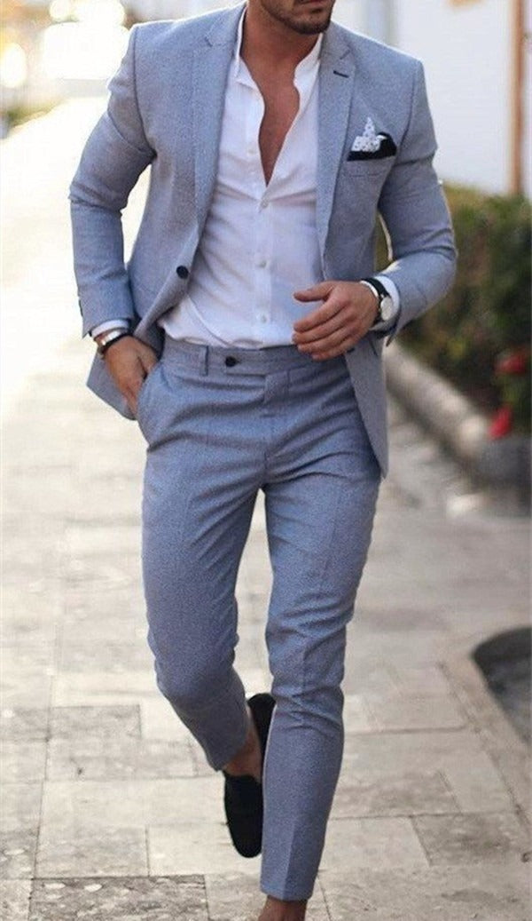 Theodore | Elegant Slim Fit Two Piece Suit For Men