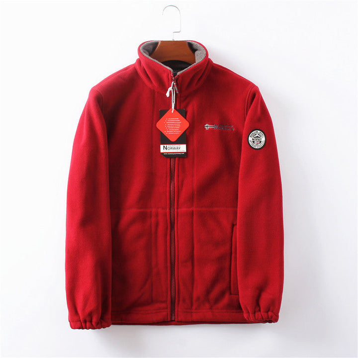 Torben | Stylish Zip-Up Fleece Jacket Men - Norway Winter