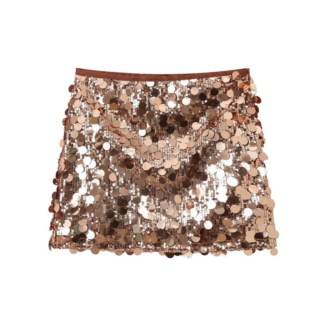 Millie | Elegant Sequin Mini Skirt
