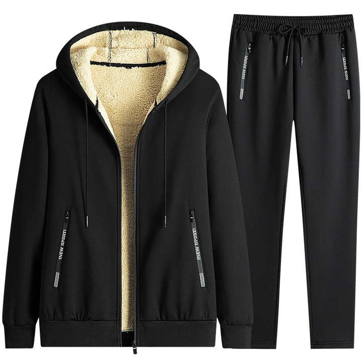 Kai | Stylish Men's Fleece-Lined Tracksuit With Hood And Joggers