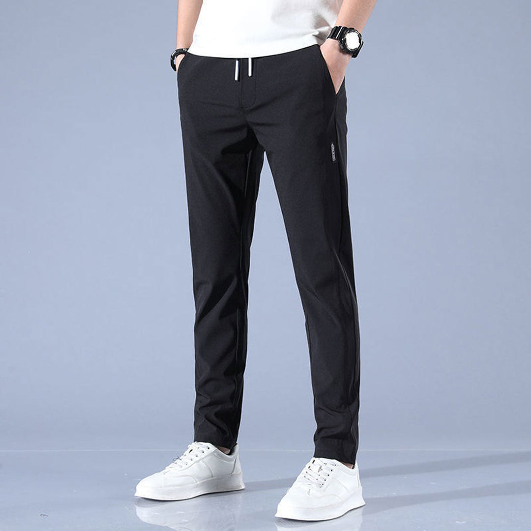 Calvin | Stylish Quick-Dry Drawstring Joggers Men's Straight Fit