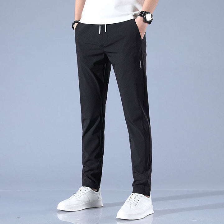 Calvin | Stylish Quick-Dry Drawstring Joggers Men's Straight Fit
