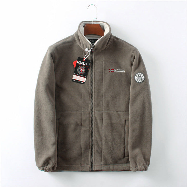 Torben | Stylish Zip-Up Fleece Jacket Men - Norway Winter