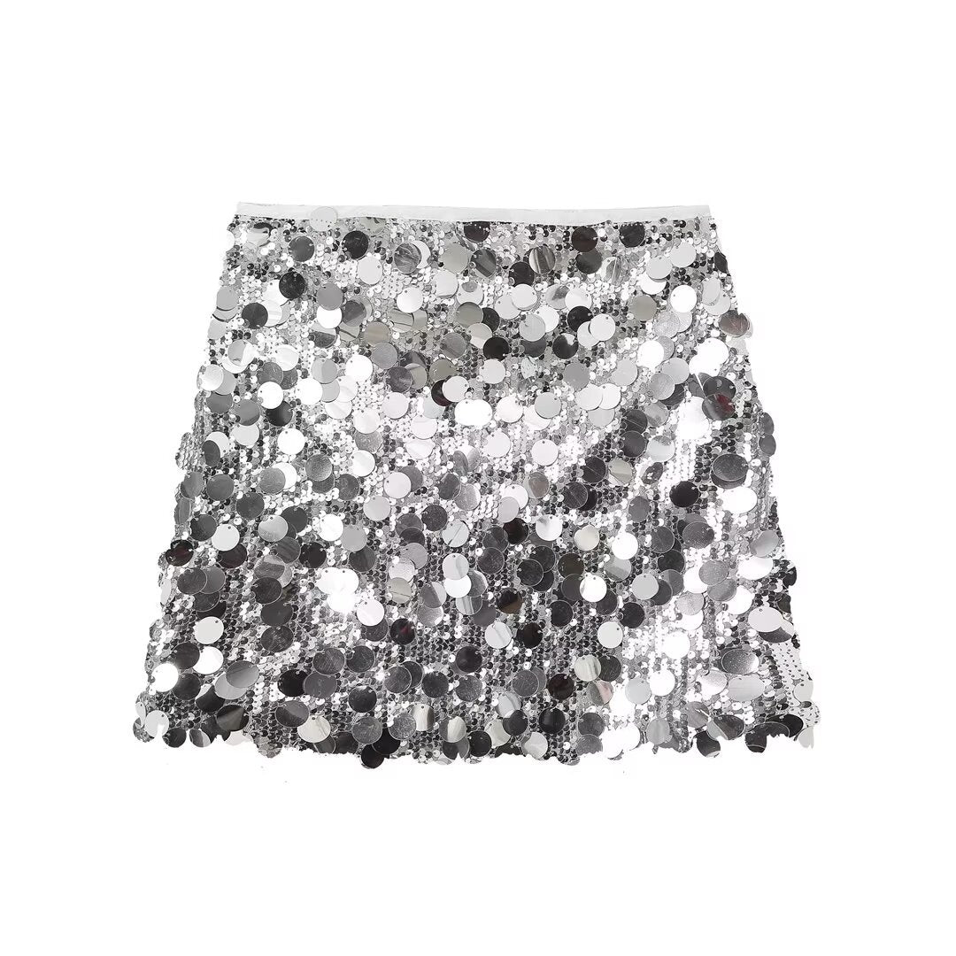 Millie | Elegant Sequin Mini Skirt