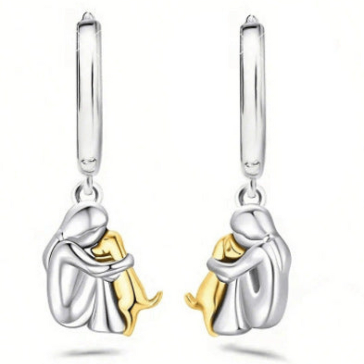 Hannah | Elegant Dog Lover Silver Pendant Necklace