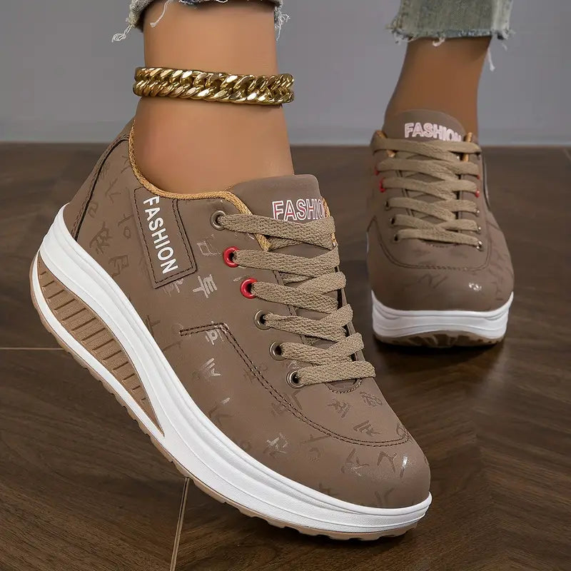 Cordelia | Stylish Platform Sneakers With Cushioned Sole