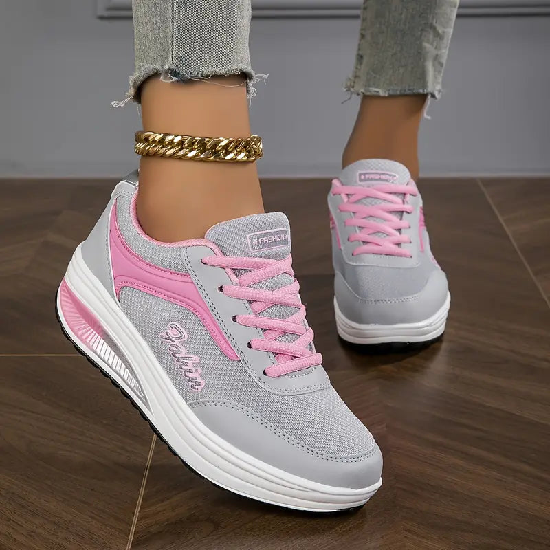 Cordelia | Stylish Platform Sneakers With Cushioned Sole