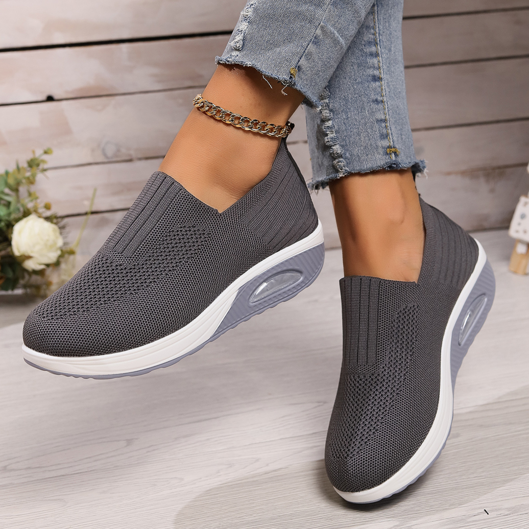 Orthopädische Schuhe zur Schmerzlinderung Damen | Dämpfende Sohle & Leichtes Reinschlüpfen