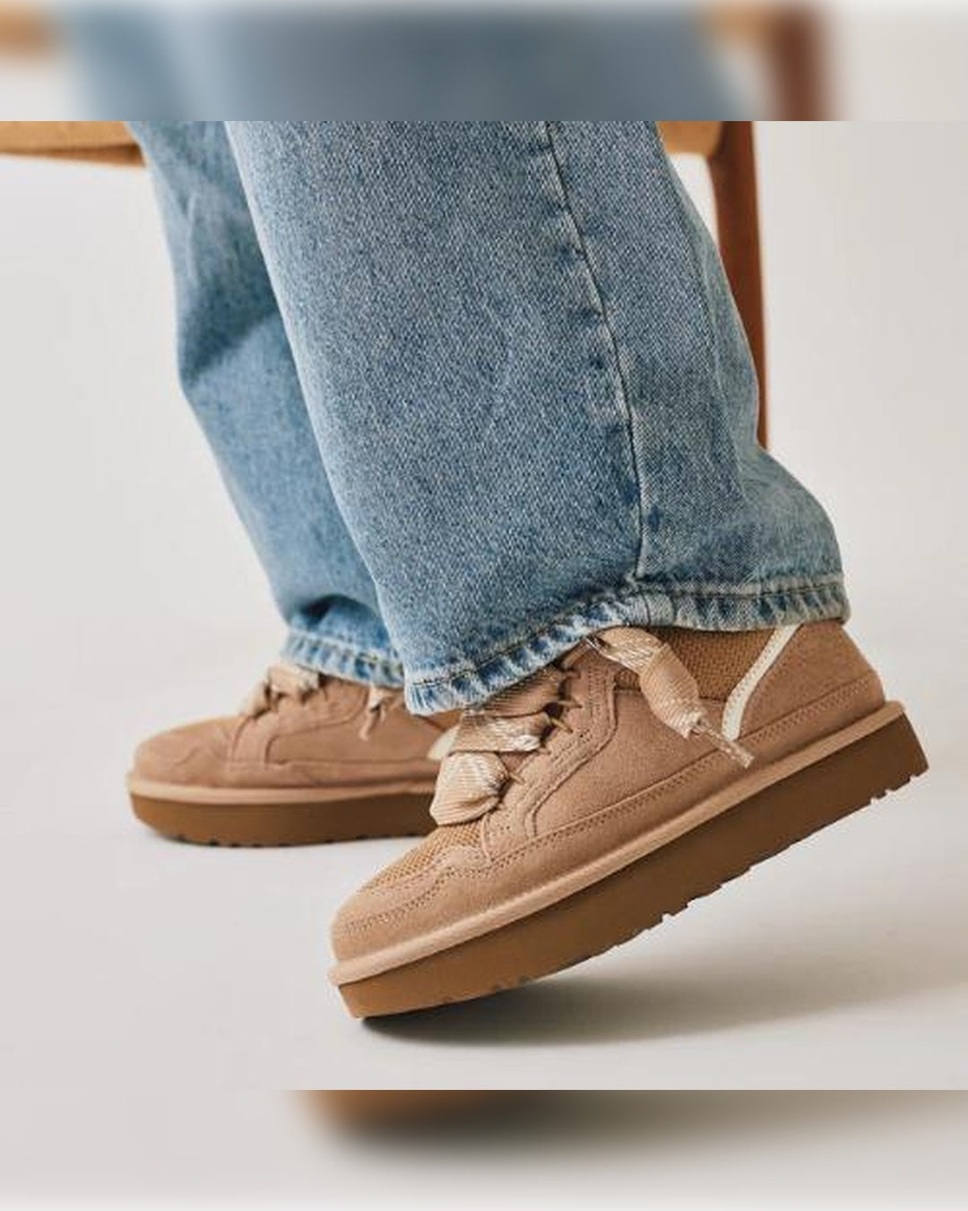 Celeste | Stylish Warm Lined Winter Sneakers With Platform Sole