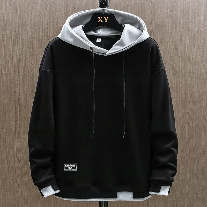 Elyse | Stylish Layered Hoodie With Drawstring Hood For Men