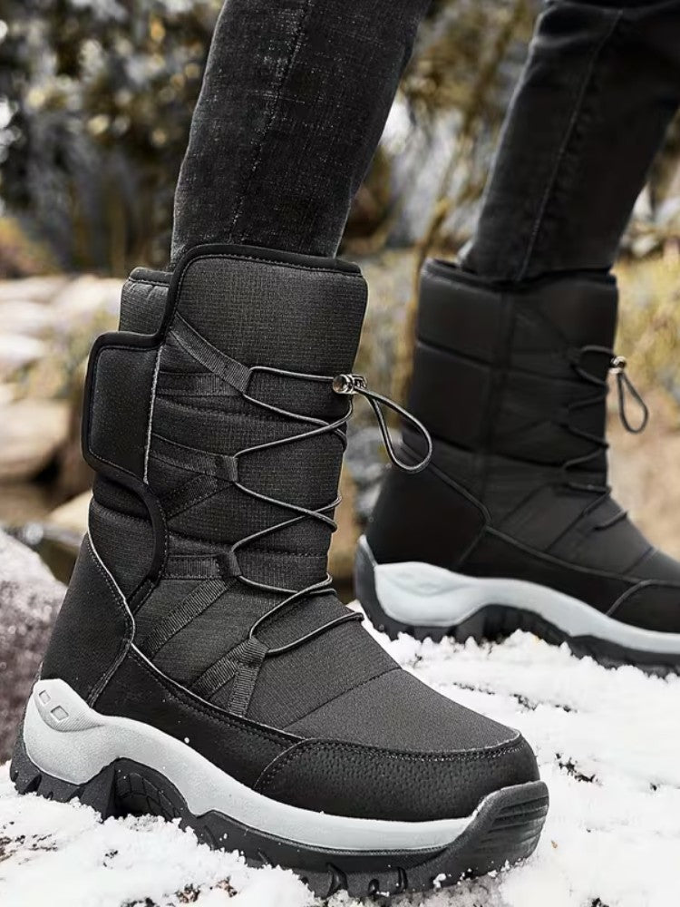 Phoebe | Stylish Men's Waterproof Snow Boots With Lace-Up Design