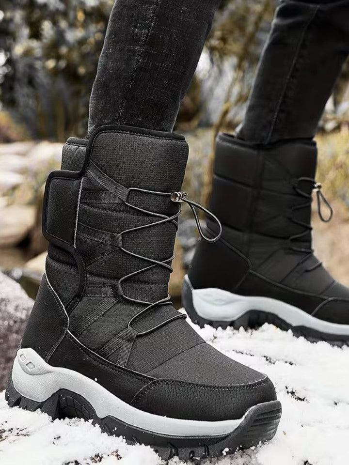 Phoebe | Stylish Men's Waterproof Snow Boots With Lace-Up Design