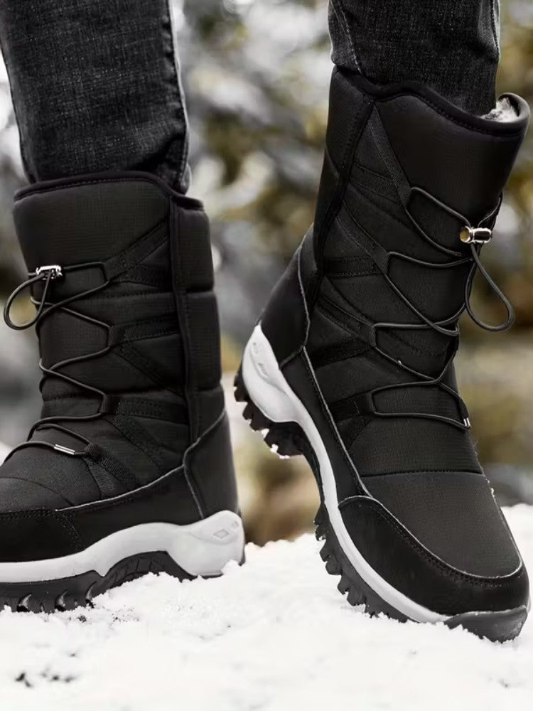 Phoebe | Stylish Men's Waterproof Snow Boots With Lace-Up Design