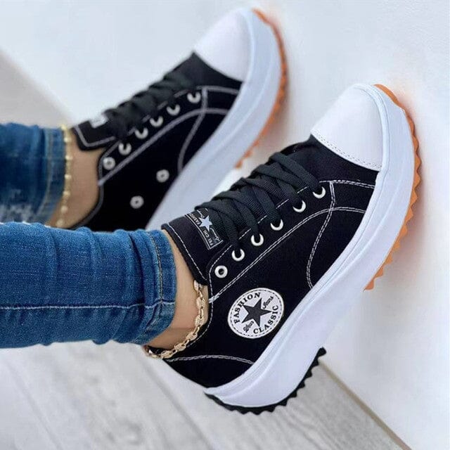 Cora | Chic LED Light-Up Sneakers With Lace-Up Design