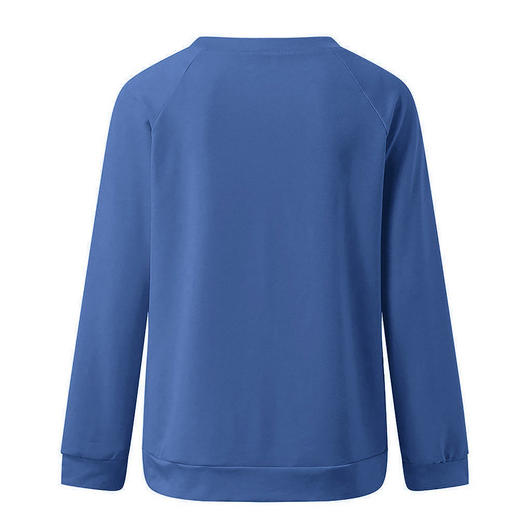 Maya | Stylish Just Breathe Crew Neck Dandelion Print Sweatshirt