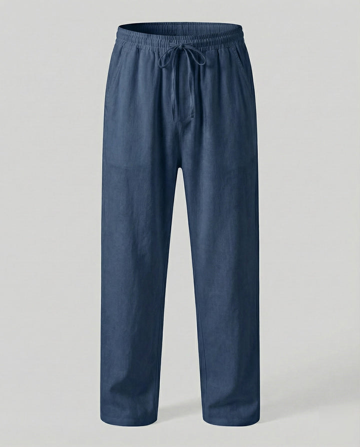 Herren lässige Leinen-Loungehose im Zen-Stil