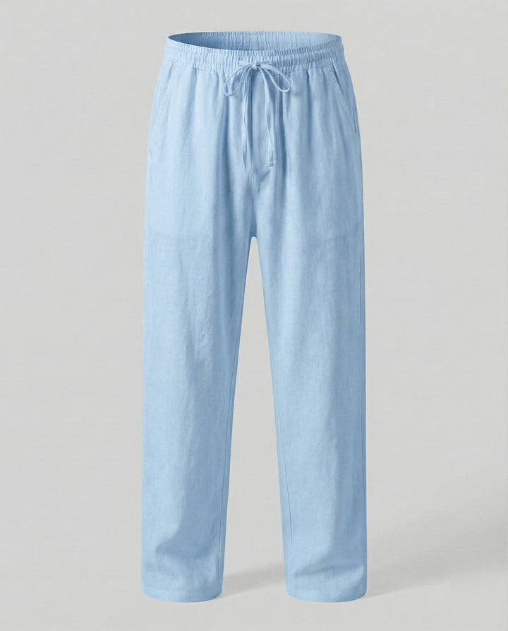 Herren lässige Leinen-Loungehose im Zen-Stil