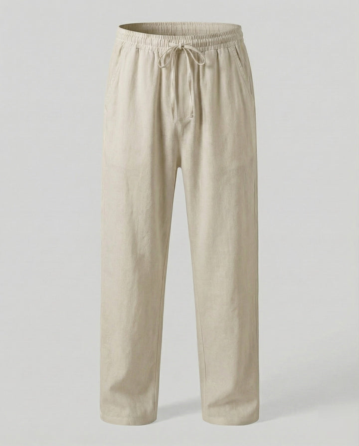 Herren lässige Leinen-Loungehose im Zen-Stil